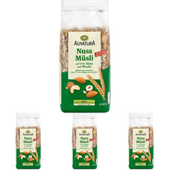 Organic muesli with nuts, 17% nuts and almonds, 0.5 kg