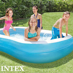 Intex Swim Center Family Pool, Inflatable, Dimensions: 203cm x 152cm x 48cm (57180NP)