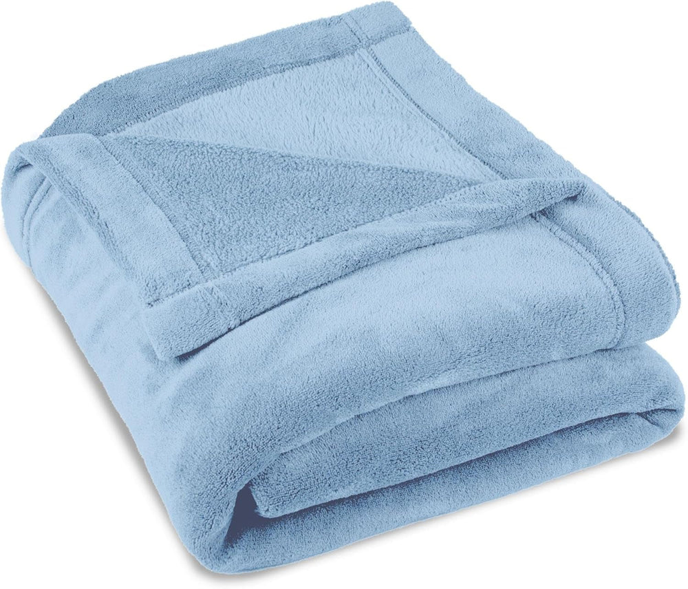 Celinatex fluffy blanket 150 X 200 Cm light blue sofa blanket warm soft microfiber blanket Fleece Oeko-Tex Montreal Beds and Covers Besuche den CelinaTex-Store Light blue 150 X 200 Cm