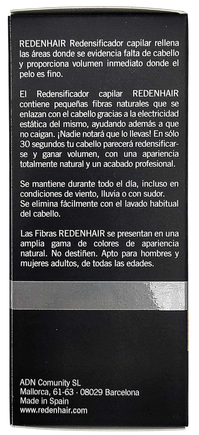 Redenhair Hair Restorer - Microfibre de păr cu keratină - rezistente la ploaie, vânt și transpirație - soluție pentru alopecie Ingrijire par Naty Shop