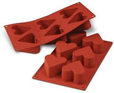 Silikomart 20.036.00.0060 SF 036, Kitchen Heart Naty Shop L (65 x 40 mm. Volume: 6 x 130ml) 6 x Hearts