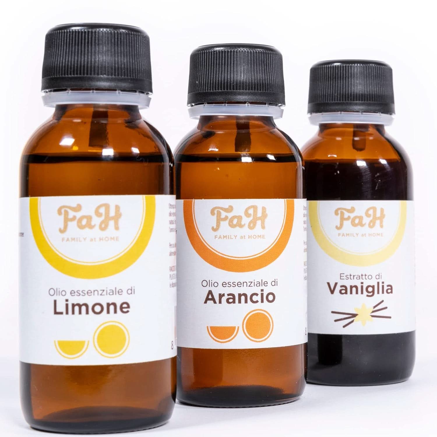 Aromă alimentară de portocale pentru patiserie, 100 ml, fara zahar si gluten Arome Naty Shop Uleiuri esențiale: lămâie, portocală, vanilie