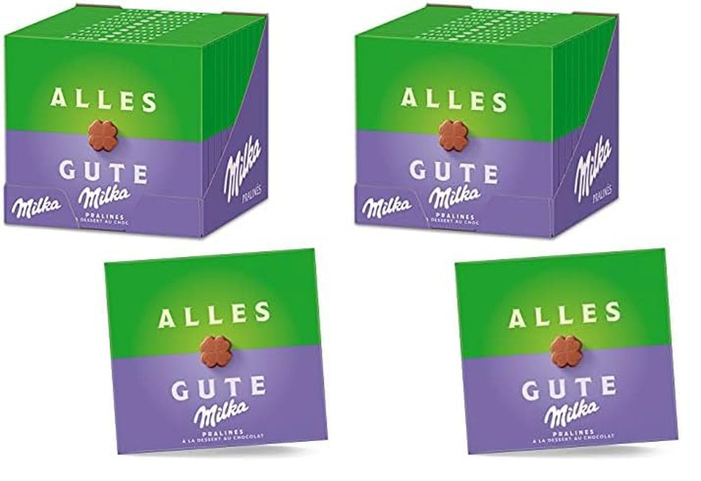 Milka All the Best Pralines 10 x 110g, Fine alpine milk chocolate pralines with cocoa cream filling (pack of 2)