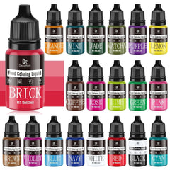 Liquid food coloring, 10 ml Naty Shop 10 ml (set of 20 pieces)