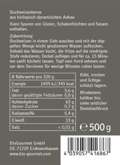 Buckwheat BioGourmet Demeter – 500g bag | Gluten-free, high-fiber and regional | From German organic farming (Baden-Württemberg/Bavaria) | Ideal for muesli, salads and side dishes