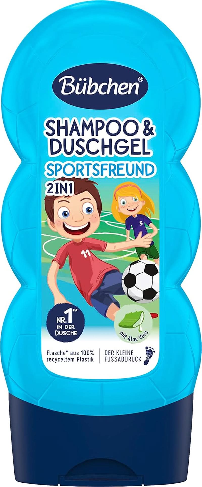 Bübchen Sportsfriend 2In1, Shampoo and shower gel, 230 ml Shower and bath Naty Shop