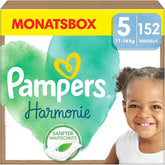 Pampers Baby diapers size 5 (11-16kg) Harmony, Gentle skin protection and herbal ingredients, 152 pcs. Mother and Child Naty Shop