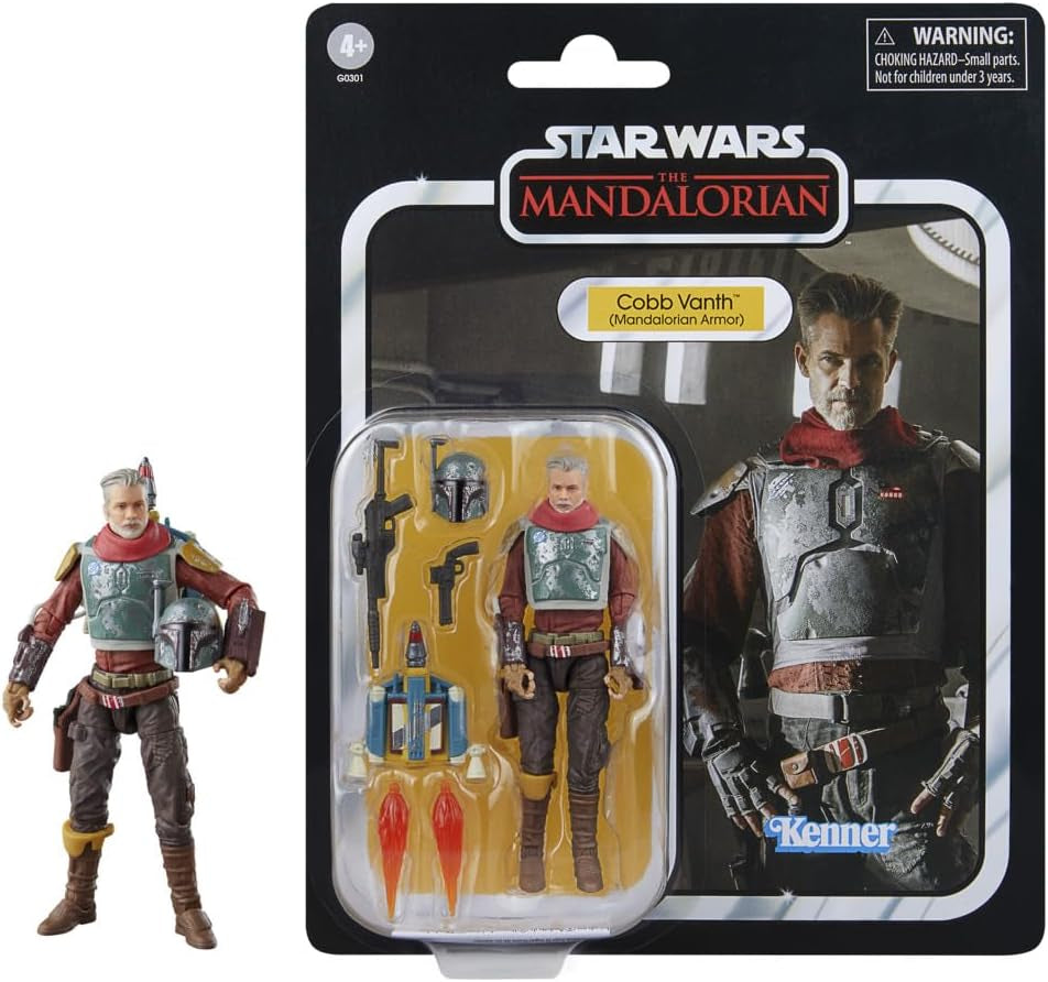 Star Wars Vintage Collection Cobb Vanth (Mandalorian Armor) Deluxe Zu Mandalorian Action Figure Scale 9.5cm Action figures Naty Shop Default Title