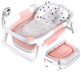 Rabb 1, portable bathtub for newborns and small children with non-slip mat and drain hole. (Without thermometer) Mother and Child Naty Shop Pink