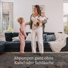 Lansinoh Tragbare Elektrische Doppelmilchpumpe – Freihändig Und Leise Abpumpen Ohne Kabel & Schläuche – Wiederaufladbarer Akku – Einfache Bedienung & Reinigung - Handsfree Accessories Food and Breastfeeding Bebe Naty Shop