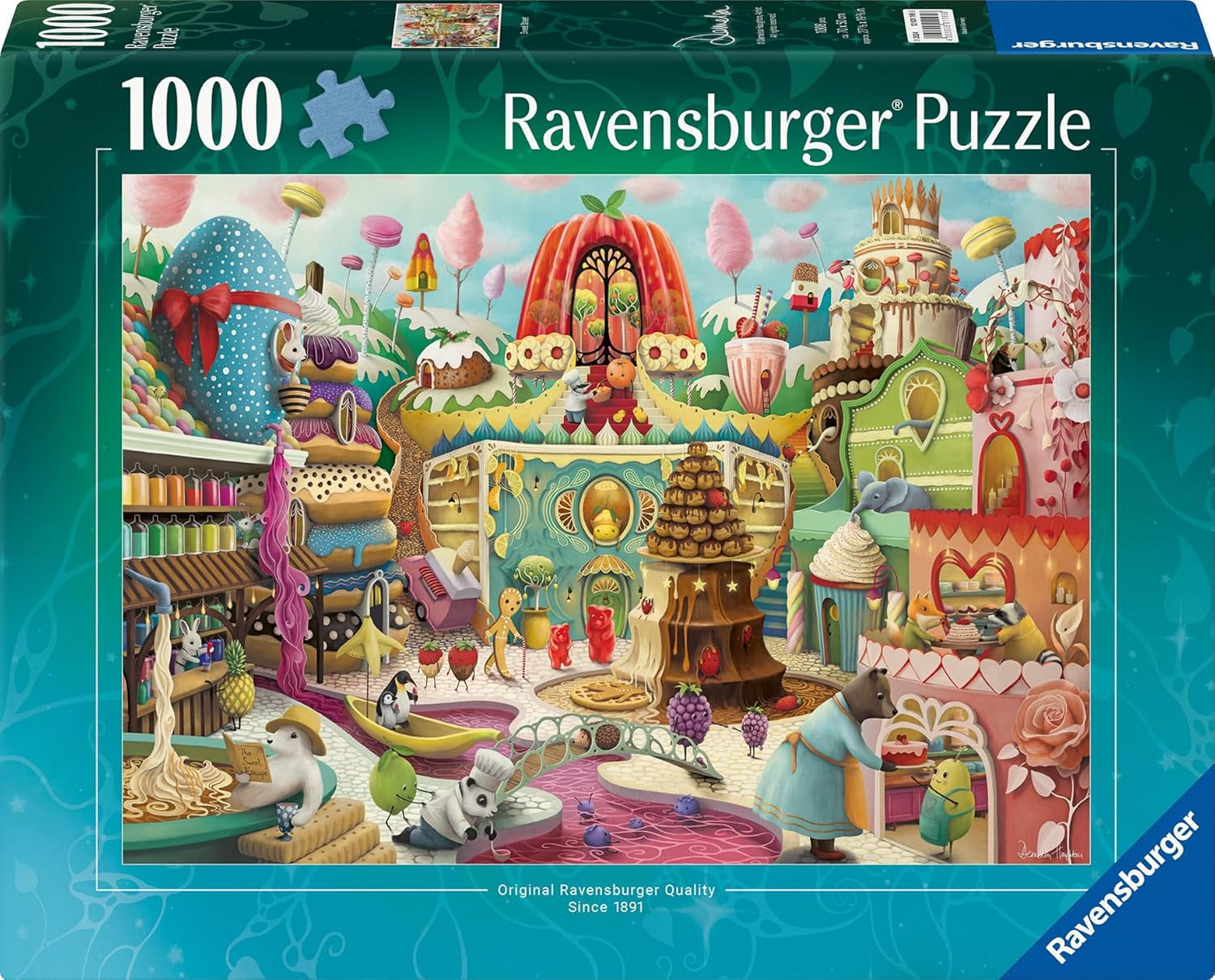 Ravensburger Puzzle 12001195 - Sweet Street - puzzle jigsaw de 1000 de piese pentru adulți și copii de peste 14 ani Puzzle Naty Shop