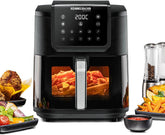 ROMMELSBACHER Friteuză cu aer cald cu fereastra FRH 1700, 10 programe, silentioasa Electrocasnice Naty Shop 8 litri