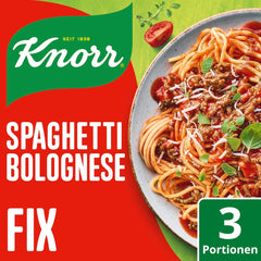 Knorr Fix Würzmischung Spaghetti Bolognese for a delicious noodle dish with natural ingredients 40 g
