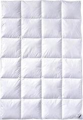 Billerbeck Martina® down comforter - Comforter 135 X 200 Cm - Comforter for all seasons - Suitable for allergy sufferers - 90% goose down, 10% goose feathers - White Naty Shop Comforters and Quilts Medium (M) 135 X 200 Cm