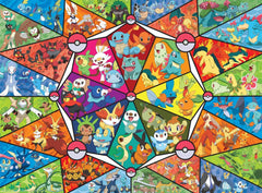 Buffalo Games - Pokemon - Stained glass starter - jigsaw puzzle 1000 pieces Puzzle Naty Shop Default title