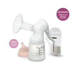 Suavinex, Maternal breast pump, 120 ml, with adjustable flow Food and Breastfeeding Accessories Bebe Naty Shop