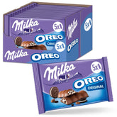 Milka & OREO bars – Alpine milk chocolate with crunchy pieces of OREO biscuits in milk cream – 13 x 185g