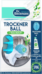 Dr Beckmann drying ball, For fresh and soft laundry, Can be filled with laundry perfume, Shortens drying time, Including laundry perfume Spring Sample 50 ml Laundry Detergents Naty Shop