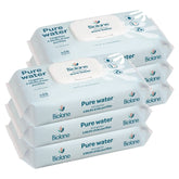 Cleaning wipes for babies BIOLANE Pure water - For sensitive skin - From birth Baby Wet Wipes Naty Shop Set 6 X 48 wipes