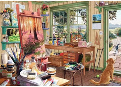 Ravensburger Puzzle 1000 piese - Adăpostul meu: magazia artistului Puzzle Naty Shop