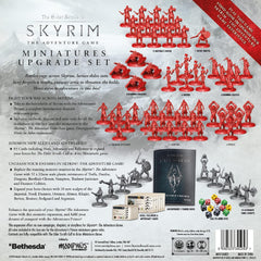 Modiphius The Elder Scrolls: Skyrim – Adventure Board Game – Upgrade Miniatures Set | Board game | Ages 14+ | 1-4 players | Game time 60-120 minutes, Grey, Red
