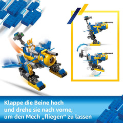 LEGO Sonic the Hedgehog Cyclone Vs. Metal Sonic - Mechs collectible toy with 2 video game minifigures - Gift idea for boys and girls from 8 years old and teenage game fans 77002 Building sets Besuche den LEGO-Store
