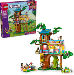 LEGO Friends Treehouse Building and Play Set for Role Play, Toy House for 8-Year-Old Girls, Set with 4 Character Minifigures and 2 Animal Figures, Gift Idea for Kids 42652 Building Sets Besuche den LEGO-Store Default Title