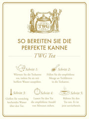 TWG Tea | French Earl Grey | Ceai negru | Bergamotă și flori de albăstrea | Cutie haute couture, 100 g | Set cadou