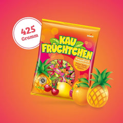 Kaufrüchtchen – 1 x 425G – caramels with five fruit flavors Naty Shop