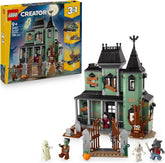 LEGO Creator Geisterhaus - 3-in-1 Spielzeug mit Haus - Bauset umbaubar in Schiff oder Zug - Mit 5 gruseligen Minifiguren - Cooles Halloweengeschenk für Jungen und Mädchen ab 9 Jahren - 31167