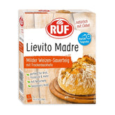 RUF Lievito Madre Sauerteig, Milder Weizen-Sauerteig, Mutterteig, Kurze Teigruhe Durch Enthaltene Trockenhefe, Lievito Madre Getrocknet Für Brot, Baguette, Focaccia, 3X35G Mixture for baking and cooking Naty Shop 35 G (3Er Pack) Kurze Teigruhe