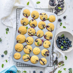 0070035 BACKFORM FOR 24 MINI MUFFINS 38.5 X 26 X 2 H CM Baking molds and trays Naty Shop