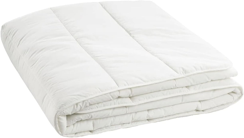 Prestige Italian Bedding Microfiber Summer Comforter, White, Double, 100% Duvets and Quilts Naty Shop Double