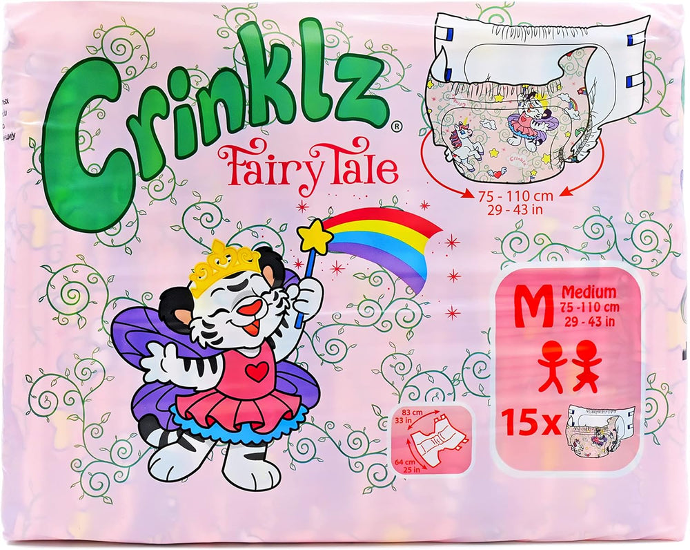 Fairytale diapers with foil support - size M - 15 pieces