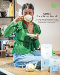 Coffee - Raos I 100% Arabica I Kaffeebohnen 250g I Ideal für Vollautomat, Brühkaffee und French Press mit schokoladig, nussigen Aromen I dunkle Röstung