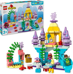 LEGO DUPLO | Disney Ariel's Magical Underwater Palace, educational toy for Ariel the mermaid, underwater castle for children over 2 years old 10435 Building sets Besuche den LEGO-Store Default title
