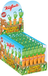 Küfferle, Carrots with original chocolate 810 g 60 pcs., Milk chocolate, 1 piece