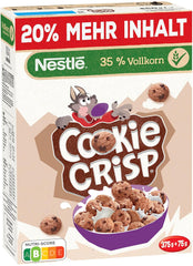 Nestlé Cookie Crisp (+20%), Whole Grain Breakfast Biscuit Cereal for Kids, Pack of 1 (1x450g)