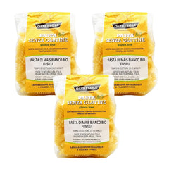 - Weiße Maisnudeln aus italienische Bio-Mais, glutenfrei, Fusilli-Format - glutenfreie Nudeln, 100% Bio-Weißmehl, vegan, Packung mit 3 Packungen à 350 g