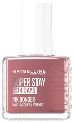 Maybelline New York Super Stay Ink Bonder 932 Muted Mocha - Long-lasting nail polish for strong nails and intense color, 12.3 ml