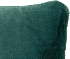 Gözze - Comfortable pillow cover, Merino Feeling, 50X50 Cm - Dark green Beds and Blankets Besuche den Gözze-Store