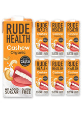 Rude Health 6 x 1 Liter Bio-Cashew-Drink, 100% natural Bio-Getränk, glutenfrei, ungesüßt, preisgekrönt, gesund & vegan, 100% recycelbare Verpackung