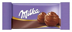Milka Naps Mix – Mini chocolate squares in 4 assortments: Alpine Milk, Strawberries, Hazelnuts, Cocoa Cream – 1 x 1kg