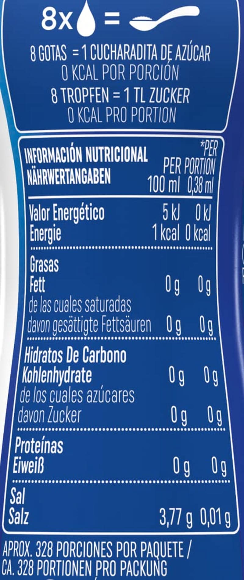 Îndulcitor clasic, 125 Ml Naty Shop