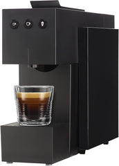 Espressor cu capsule K-FEE SQUARE pentru cafea, ceai și cacao | Espressor compact | Încălzire rapidă | Rezervor de apă de 0,8 l | 19 bar | Negru piano
