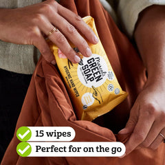 Marcel's Green Soap Hand Wet Wipes 60 Pack - Vanilla & Cherry Blossom - Plant Based - Organic