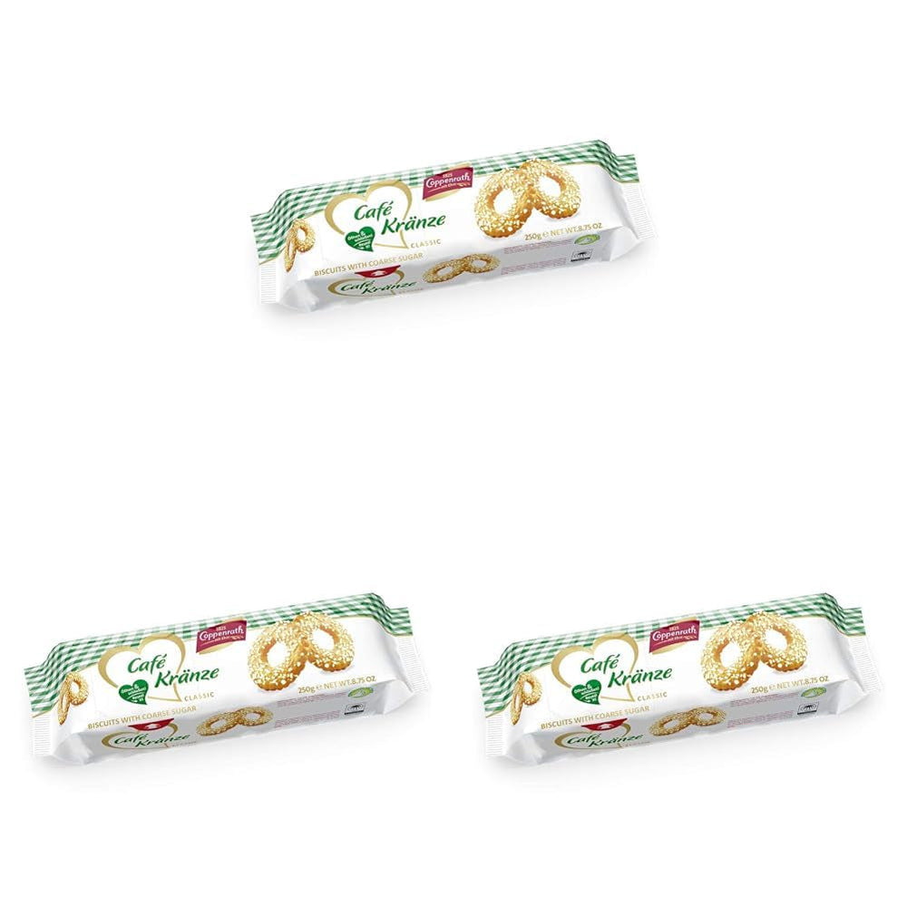 Coronițe de cafea Coppenrath Classic, 250 g (pachet de 3)