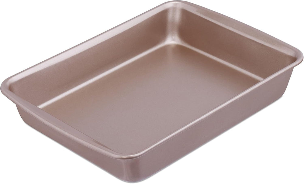 Relaxdays baking pan, non-stick, 4 liters, carbon steel, brown Molds and baking trays Naty Shop