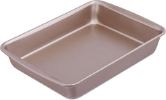 Relaxdays baking pan, non-stick, 4 liters, carbon steel, brown Molds and baking trays Naty Shop
