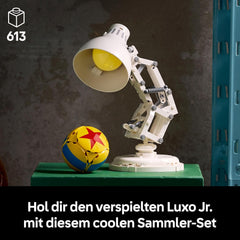 LEGO Ideas | Disney Pixar Set - Modellbau für Erwachsene - 3D Puzzle mit versteckten Filmreferenzen - DIY Schreibtisch Deko - Giftidee zum Vatertag für Sammler - 21357